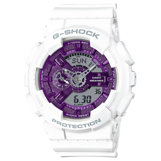 G-Shock GA110WS-7A Sparkle of Winter Purple White