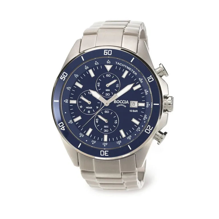 Boccia Boccia Titanium Men's watch with chronograph and date 375