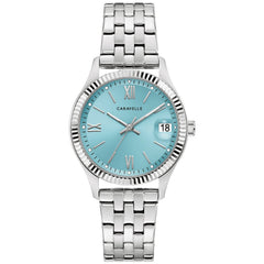 Bulova Caravelle Stainless Steel Classic CAR Ladies Watch Watch 43M124