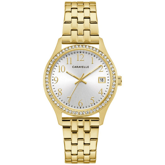 Bulova Caravelle Stainless Steel Classic CAR Ladies Watch Watch 44X101