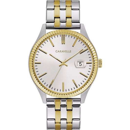 Bulova Caravelle Stainless Steel Classic CAR Mens Watch Watch 45B148