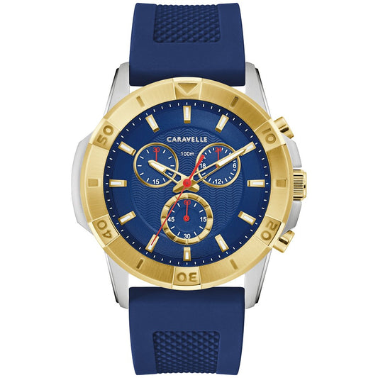 Bulova Caravelle Stainless Steel Sport Mens Watch Watch 45B161