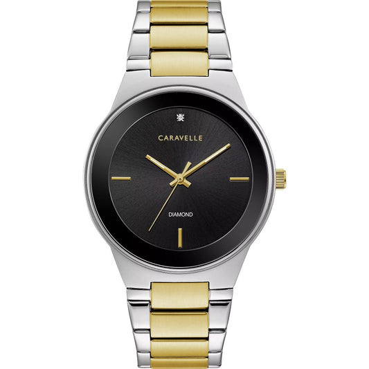 Bulova Caravelle Stainless Steel Modern CAR Mens Watch Watch 45D107