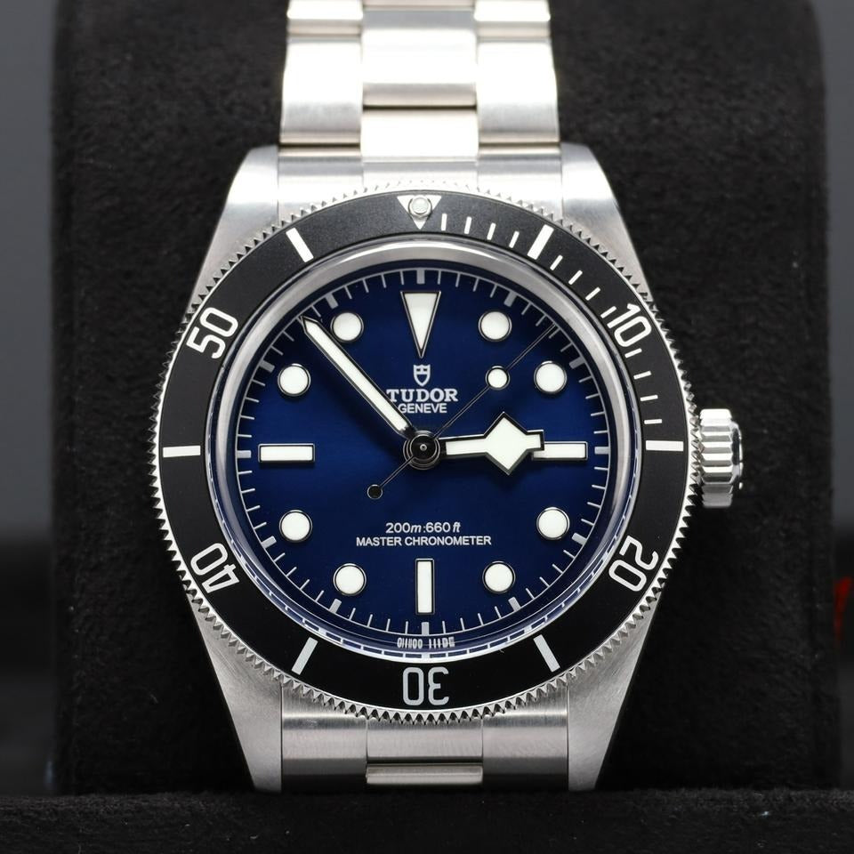 Tudor Black Bay Blue Dial Black Bezel 43mm Watch