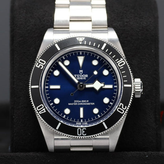 Tudor Black Bay Blue Dial Black Bezel 43mm Watch