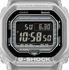 G-Shock DWB5600G-7 Digital Toughness Bluetooth Translucent White