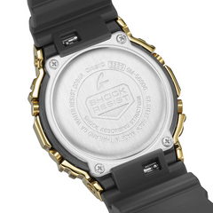 G-Shock GM5600G-9 Metal Clad Black and Gold Digital Square