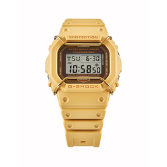 G-Shock DW5600PT-5 Tone-on-Tone Wire Face Square Monochromatic