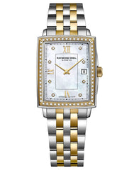 Toccata Ladies 68 Diamonds Mother-of-Pearl Dial Two-Tone Bracelet Watch, 22.6 x 28.1mm 5925-SPS-00995