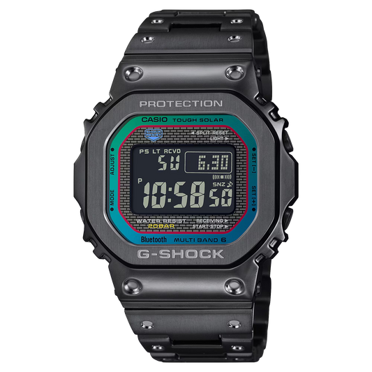 G-Shock GMWB5000BPC-1A Full Spectrum Rainbow Masterpiece Full Metal Black