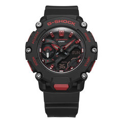 G-Shock GA2200BNR-1A Ignite Red Line Ana-Digi Black Red