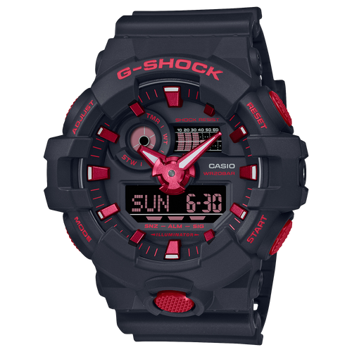 G-Shock GA700BNR-1A Ignite Red Line Ana-Digi Black Red