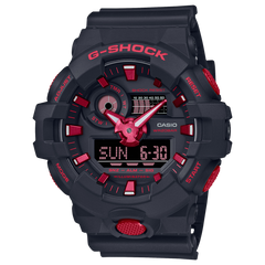 G-Shock GA700BNR-1A Ignite Red Line Ana-Digi Black Red