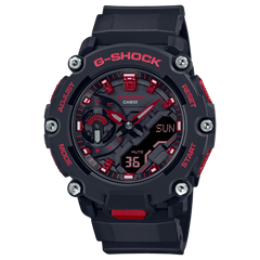 G-Shock GA2200BNR-1A Ignite Red Line Ana-Digi Black Red