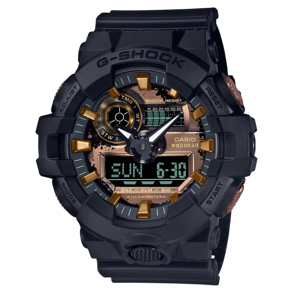 G-Shock GA700RC-1A Rusted Iron Ultimate Toughness Black