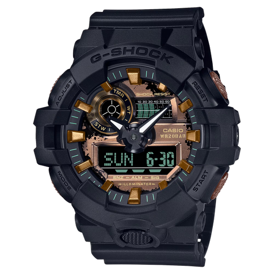 G-Shock GA700RC-1A Rusted Iron Ultimate Toughness Black