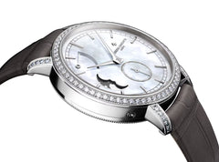 Traditionnelle moon phase 83570/000G-9916 36 mm White Gold