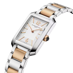 Quartz Watch, Steel & steel pink gold capped - 35 x 22 mm 10751