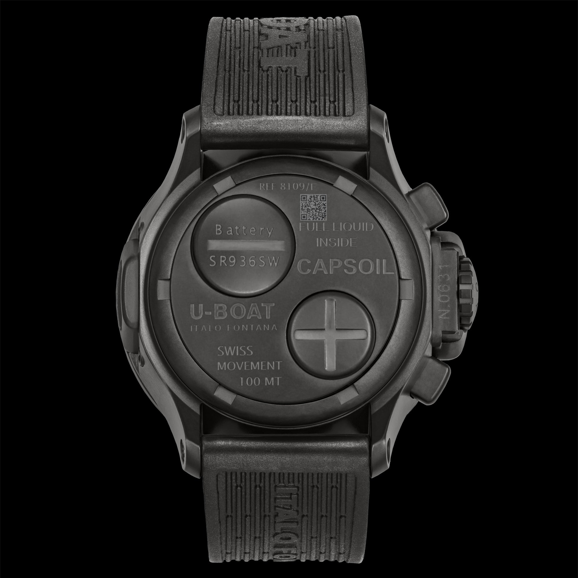 Uboat CAPSOIL CHRONO 45MM DLC 8109/E