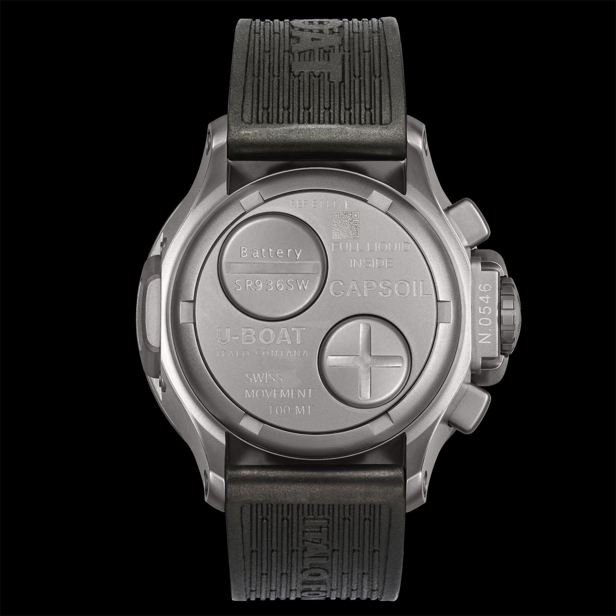 Uboat CAPSOIL CHRONO 45MM SS 8111/E