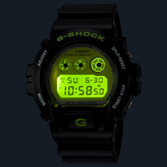 G-Shock DW6900RCS-1 Vibrant Lime Green Dial Triple Graph