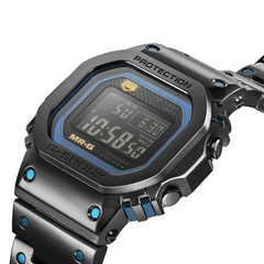 G-Shock MRGB5000BA-1 Super Titanium Square Cobalt Chrome Bluetooth Solar