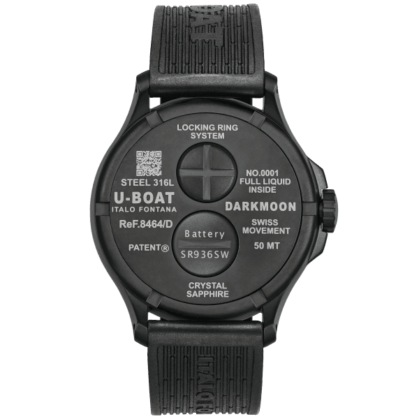 U-Boat Darkmoon Black Pvd 8464/D