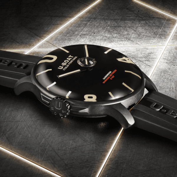 U-Boat Darkmoon Black Pvd 8464/D