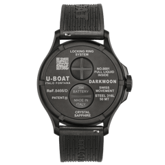 Uboat DARKMOON RED GLASS PVD 8466/D