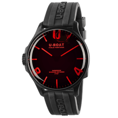 Uboat DARKMOON RED GLASS PVD 8466/D