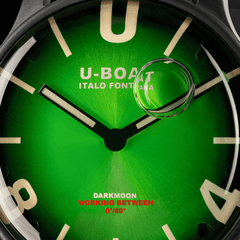 Uboat DARKMOON GREEN PVD SOLEIL 8698/E