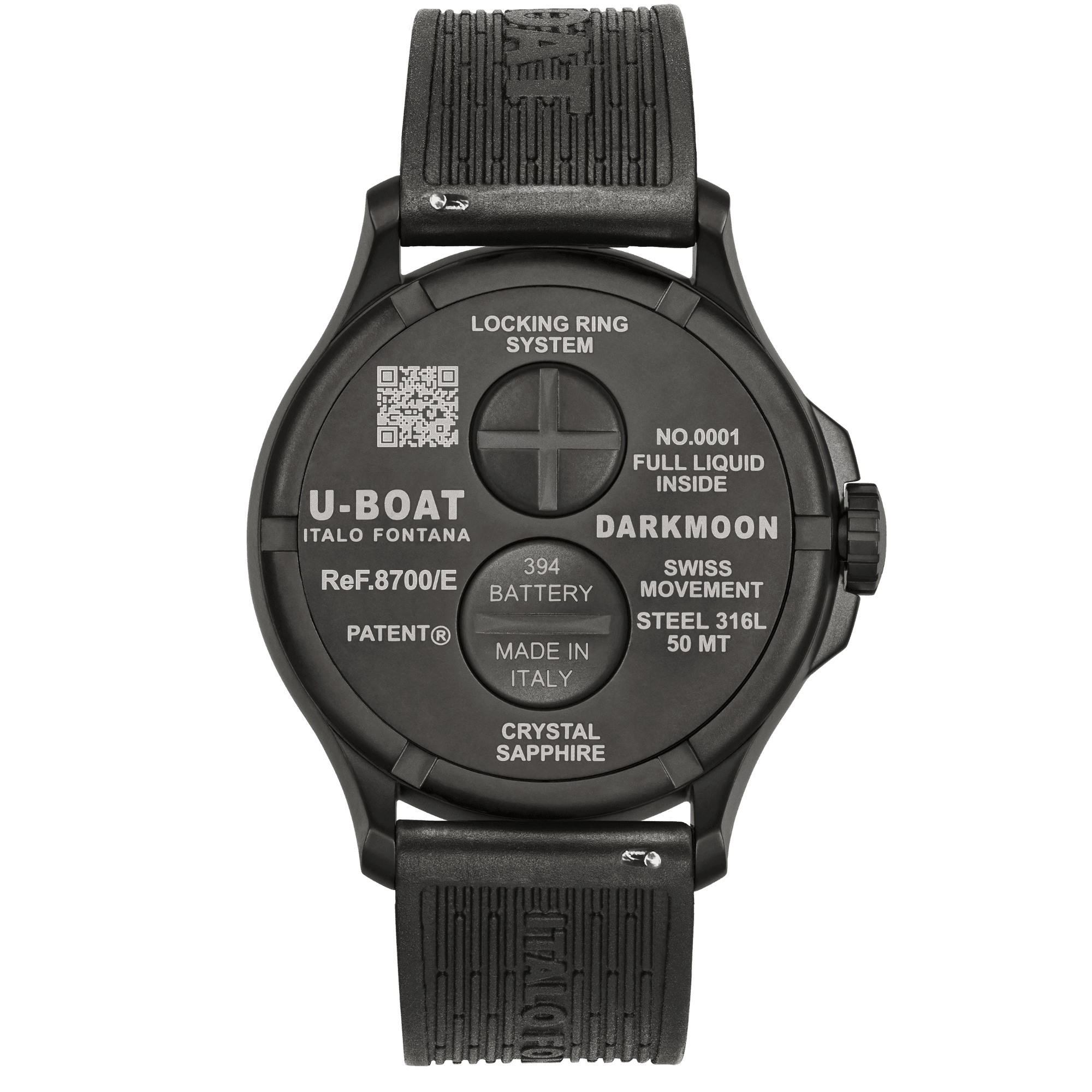 U-Boat Darkmoon Blue Pvd Soleil 8700/E