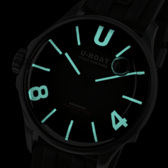 Uboat DARKMOON BLACK SS 9018/B