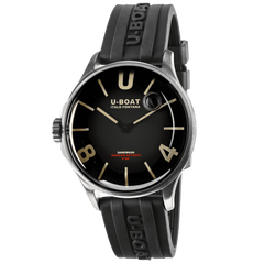 Uboat DARKMOON BLACK SS 9018/B