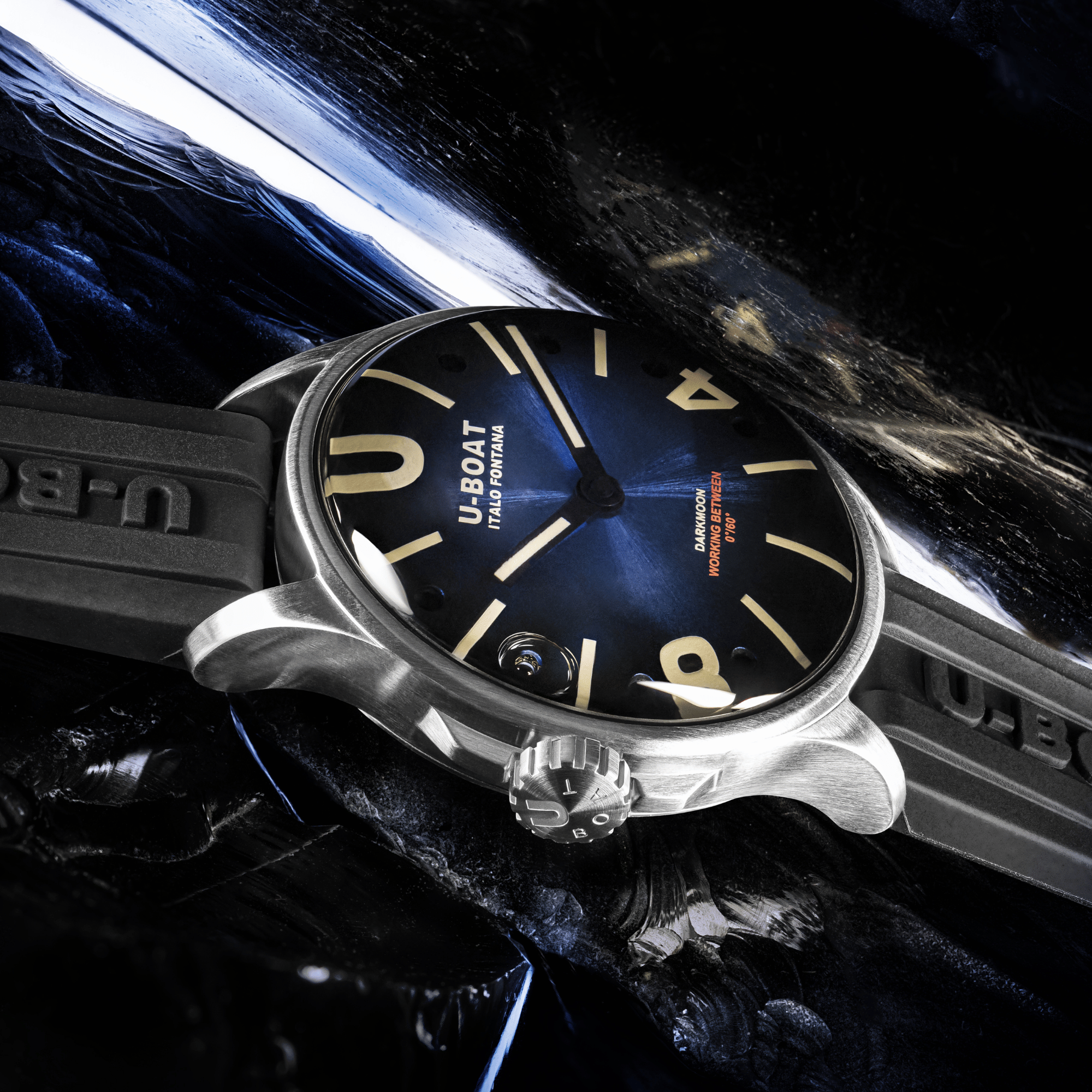 Uboat DARKMOON BLUE SS 9021/C
