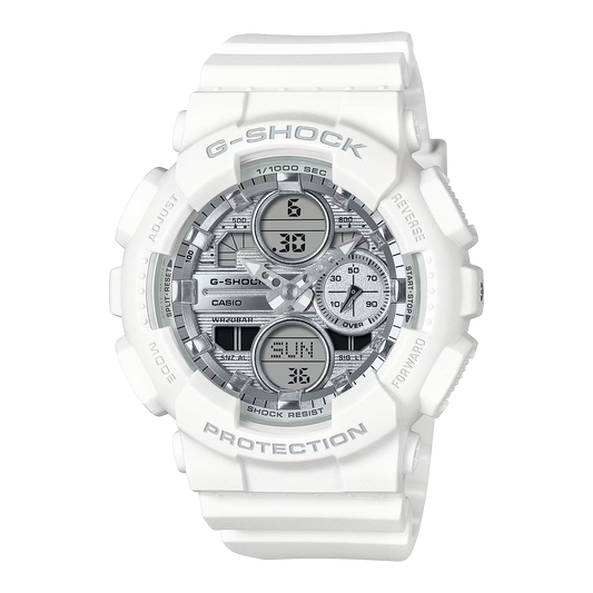 G-Shock GMAS140VA-7A White Sparkle Shine Womens Watch