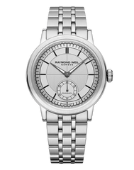 Millesime Men's Automatic Small Seconds Silver Sector Dial Bracelet Watch, 39.5mm 2930-ST-65001