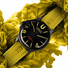 DARKMOON 44MM BK YELLOW PVD 9522/A