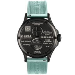 Uboat DARKMOON BK CURVE AQUAMARINE PVD 9526/B