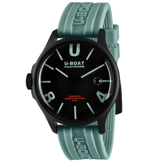 Uboat DARKMOON BK CURVE AQUAMARINE PVD 9526/B