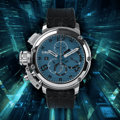 Uboat CHIMERA 46MM CHRONO SS BLU 9589