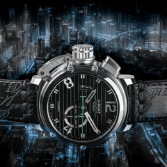 Uboat CHIMERA 46MM SS NERO 9605