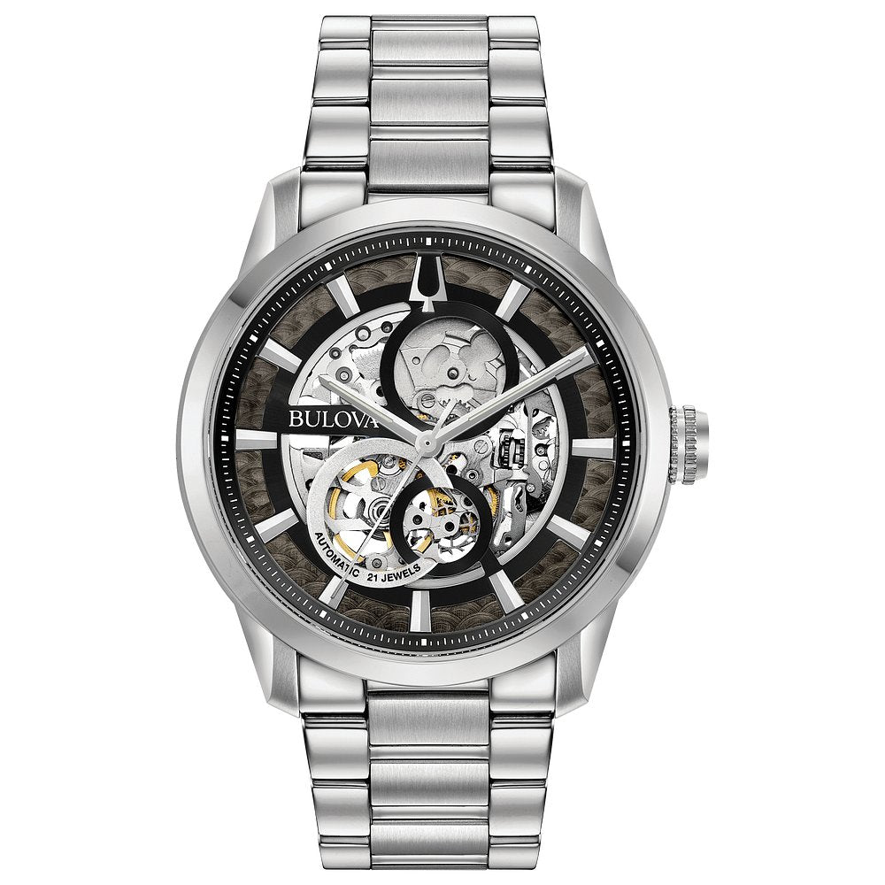 Bulova Stainless Steel Dress/Classic BUL Mens Watch Watch 96A208