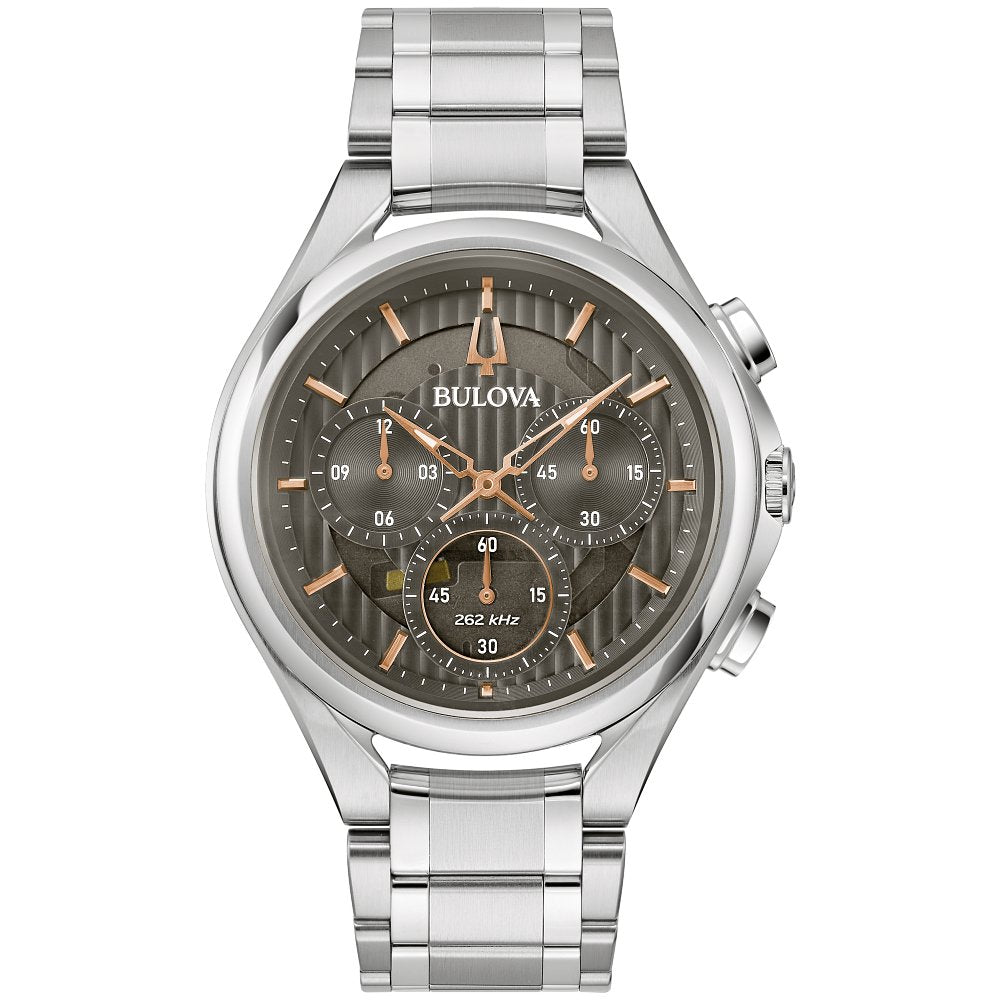 Bulova Stainless Steel Luxury Mens Watch Watch 96A298