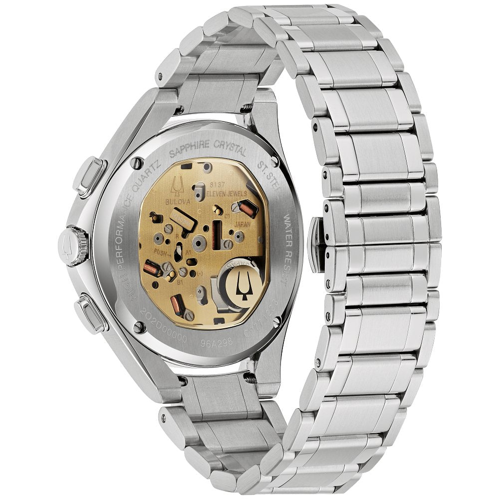 Bulova Stainless Steel Luxury Mens Watch Watch 96A298