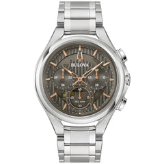 Bulova Stainless Steel Luxury Mens Watch Watch 96A298