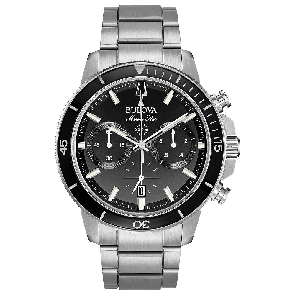 Bulova Stainless Steel Performance Mens Watch Watch 96B272