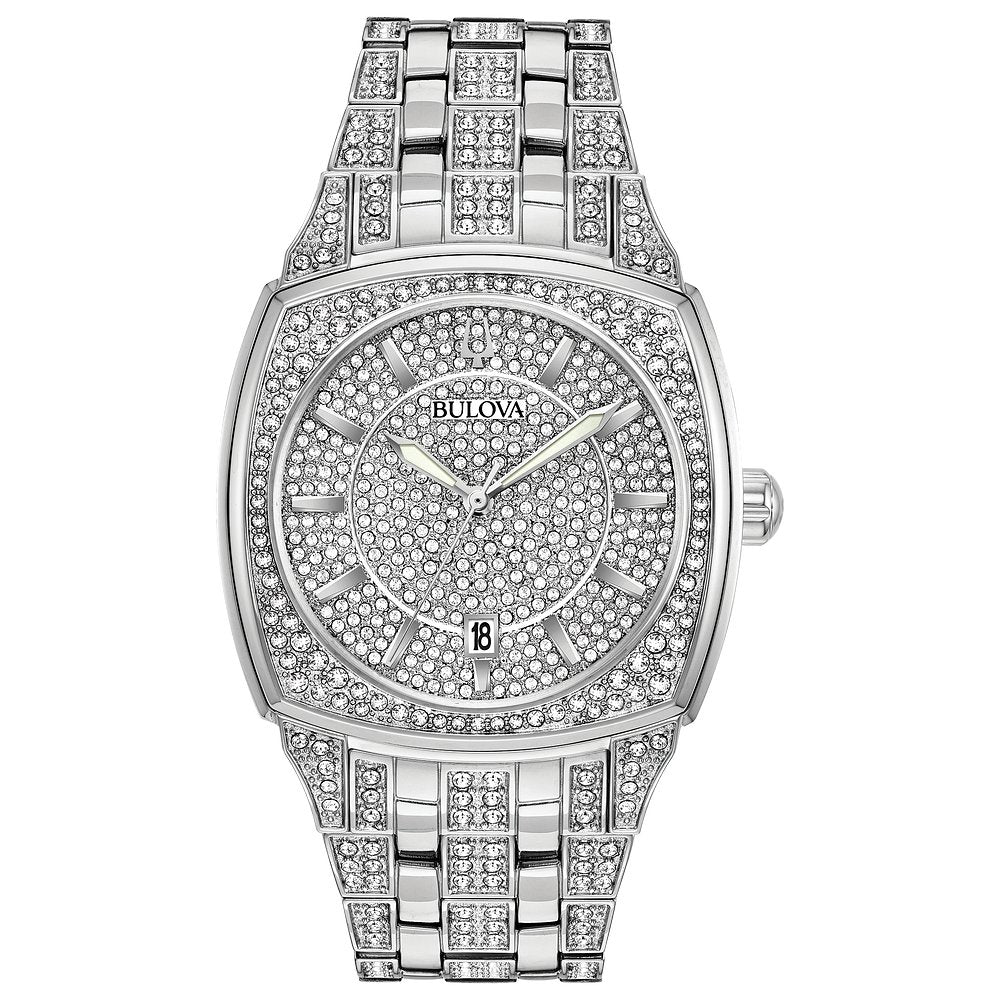 Bulova Stainless Steel Dress/Classic BUL Mens Watch Watch 96B296