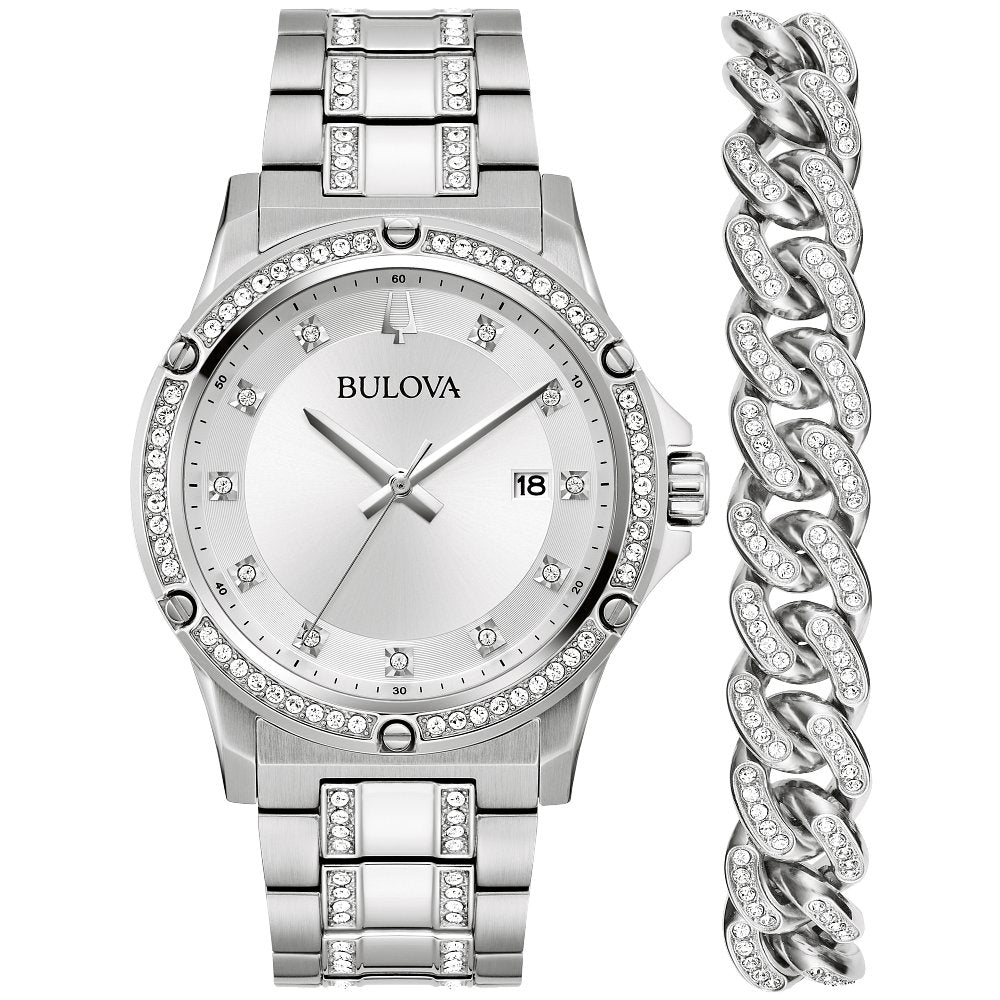 Bulova Stainless Steel Dress/Classic BUL Mens Watch Watch 96K114