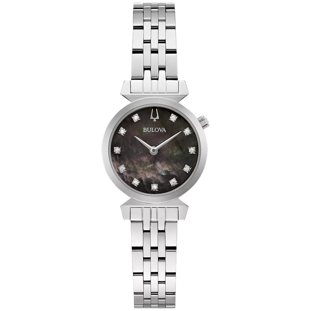 Bulova Stainless Steel Dress/Classic BUL Ladies Watch Watch 96P221